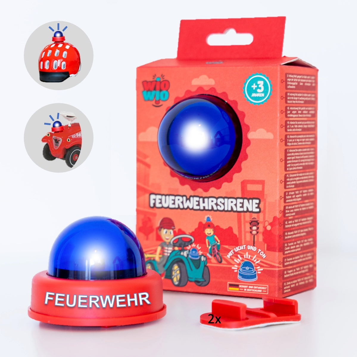 sirene für kinderfahrrad Spielzeug Feuerwehr Sirene